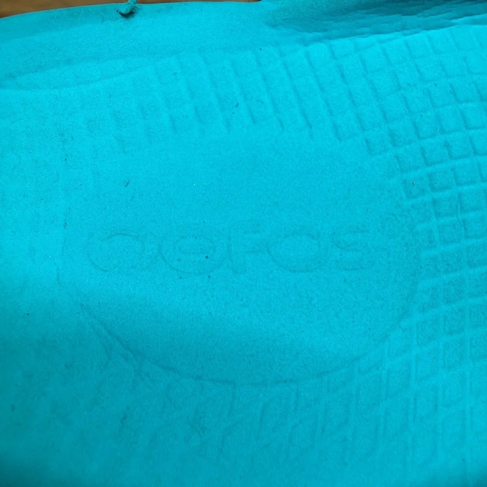 Oofos Sandals Oolala Sandals Womens 10 EU 41 Turquoise Rubber Thong Flip Flops